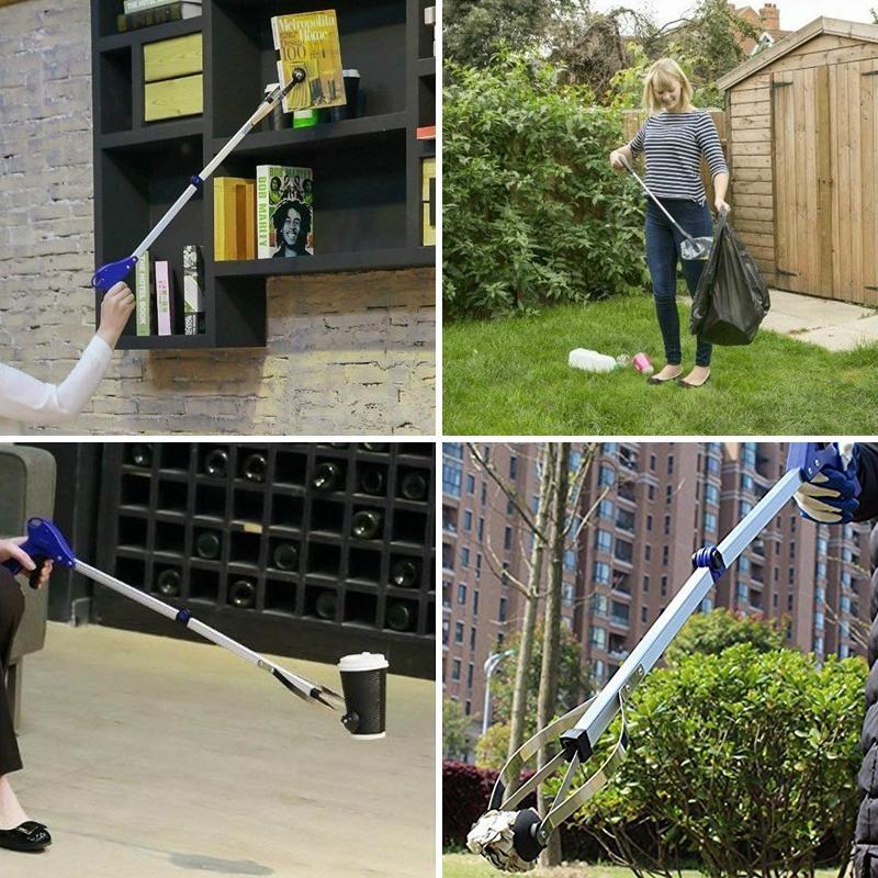 Foldable long handle aluminum alloy object picker – infinitias