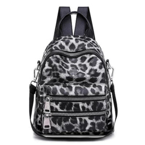 Women Leopard Pattern Backpack Bag