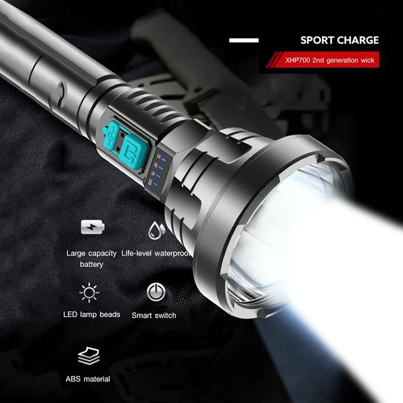 4-Core Powerful LED Flashlight