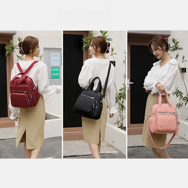 Multifunctional Lightweight Embossing Elegant Handbag Crossbody Bag