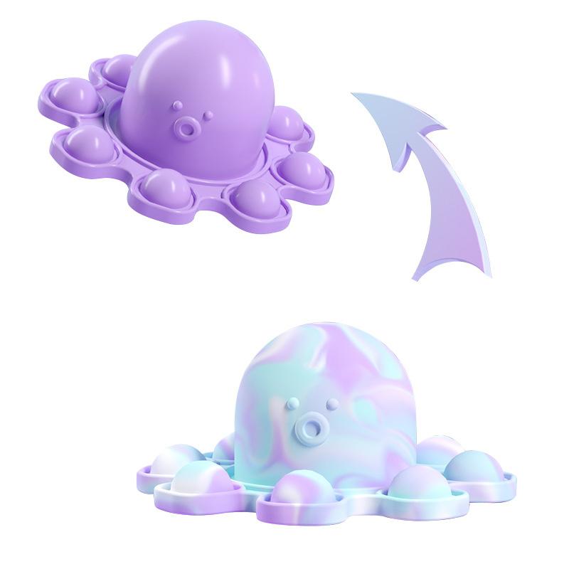 Flip Octopus Toys Keychain Pendant