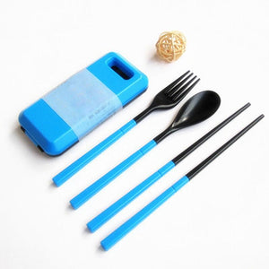 Portable Cutlery Set (Chopsticks Fork Spoon)