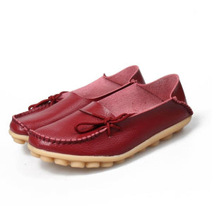 Women's Leather Loafers Moccasins