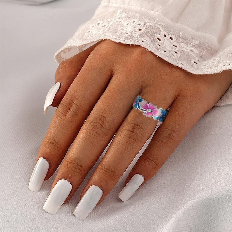 Fashion Flower Butterfly Ring