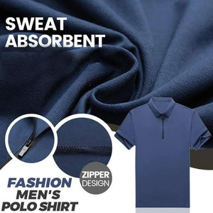Ice Silk Polo Shirt for Men