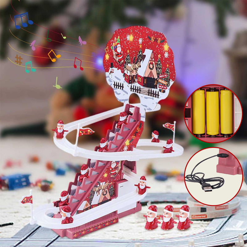 Santa Claus Electric Track Slide Toys