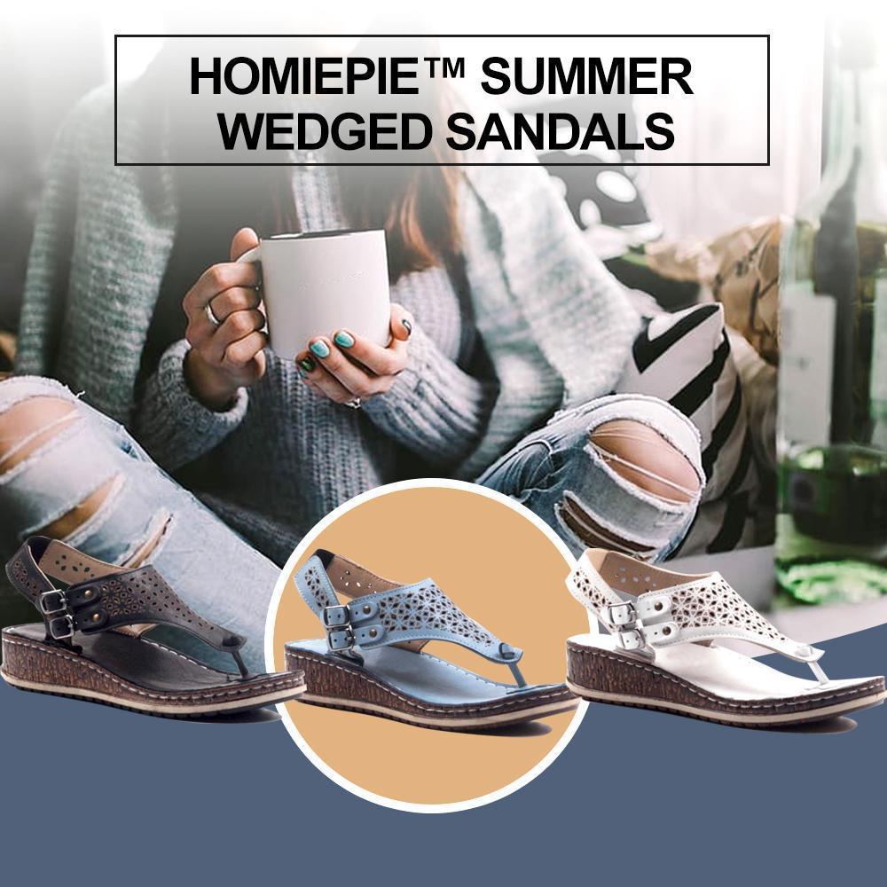 Summer Wedged Sandals