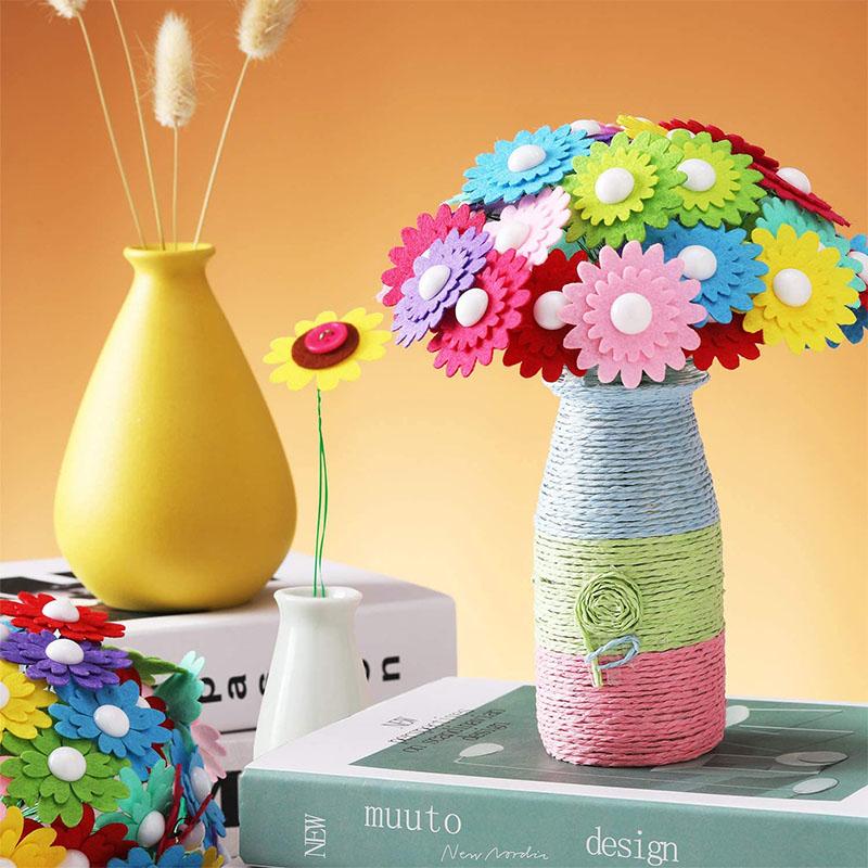 DIY Flower Button Crafts Kit