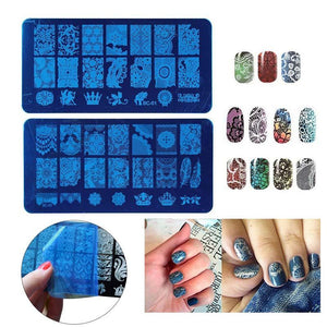 Nails Art Decals Stamping Kit