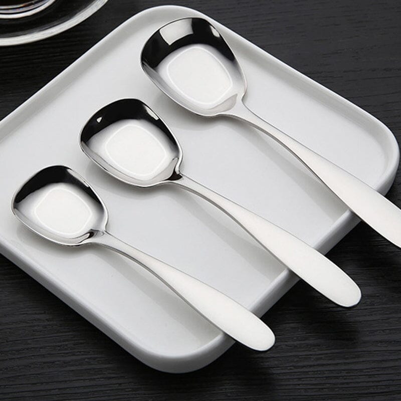 Square Head Stainless Steel Spoons – infinitias