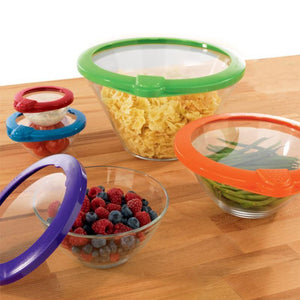 Reusable Fresh-keeping Silicone Lids - 5 pieces