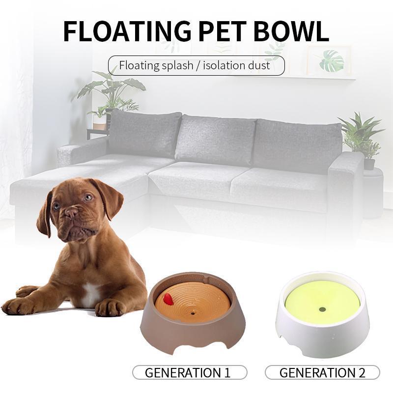 Floating Pet Bowl Splash Proof Drinking Bowl