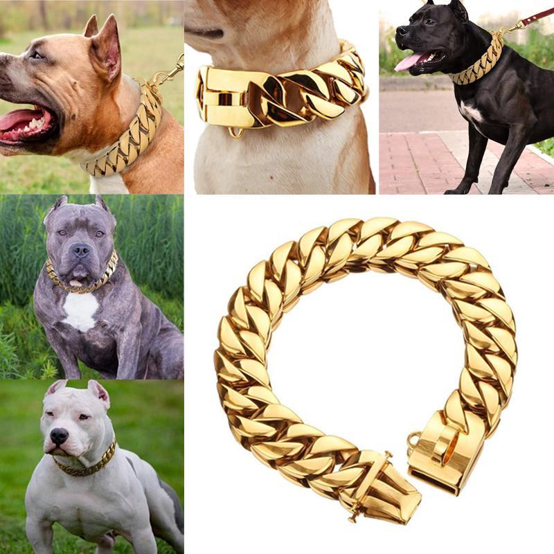 Stainless Steel Dog Chain Collar