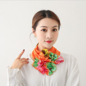 Fashion Lace Scarf Flower Collar