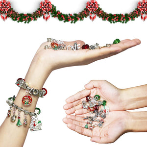 DIY 24 Days Christmas Countdown Calendar Bracelets Set