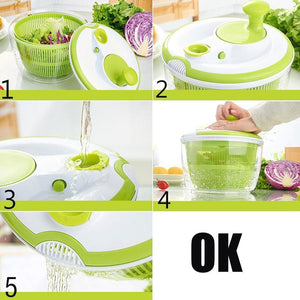 Household Salad Dehydrator Manual Vegetable Washing Machine