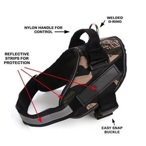 Reflective all-in-one No Pull Dog Harness
