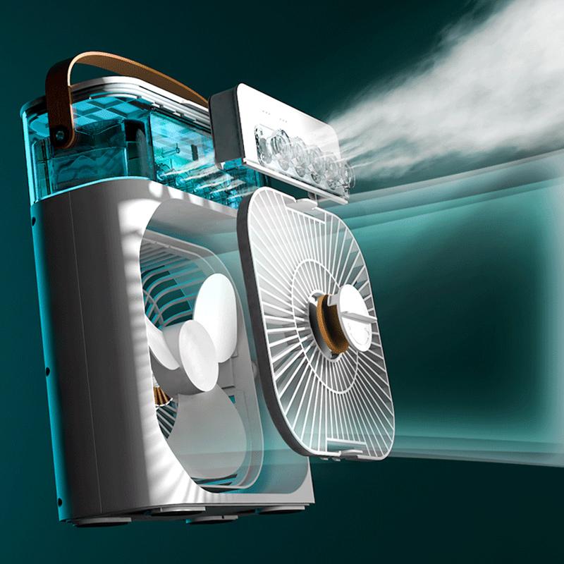 Spray Cooling Fan with Water Can