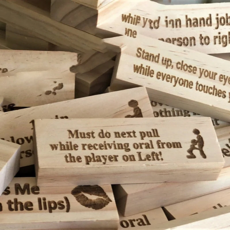 Super Naughty Block Tower Jenga Game infinitias