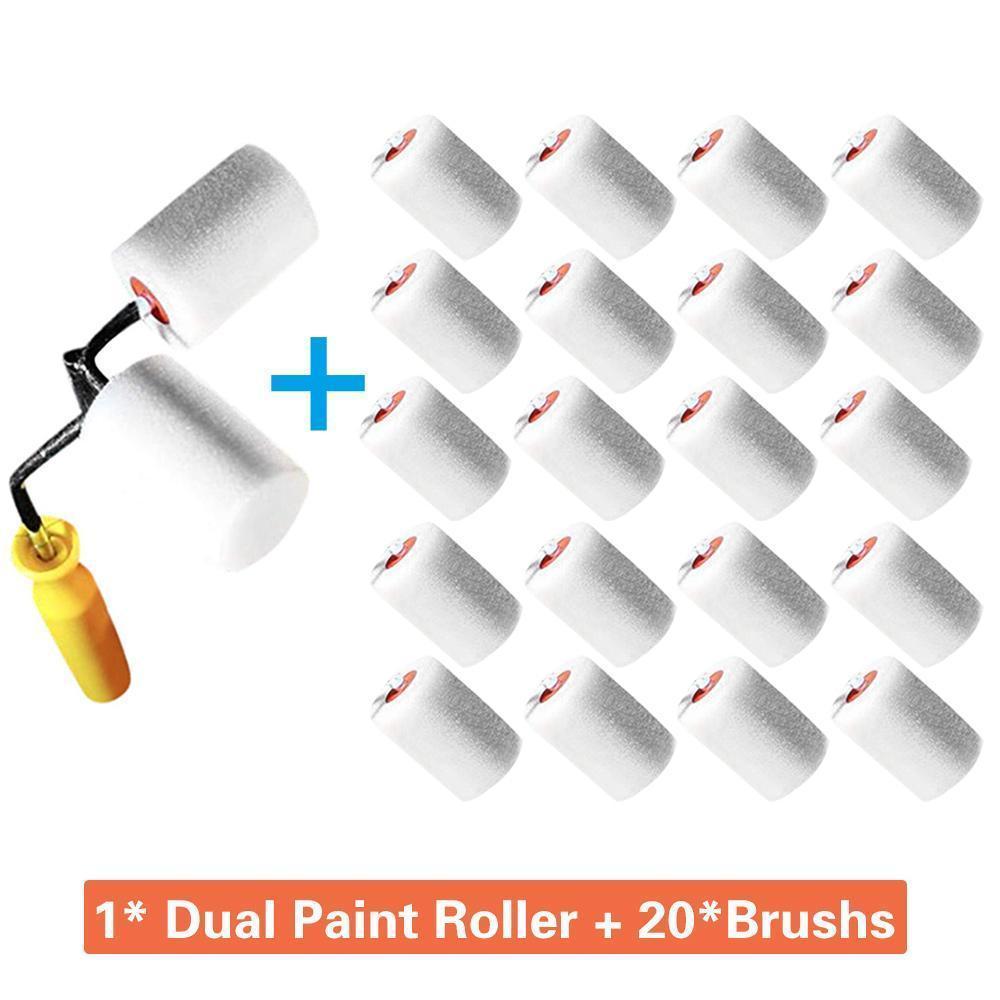 Roll All Hand-held Dual-paint Roller