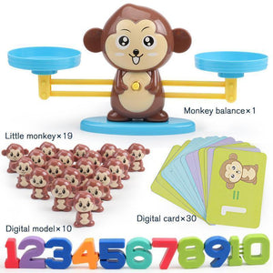 Monkey Balance Cool Math Game for Kids