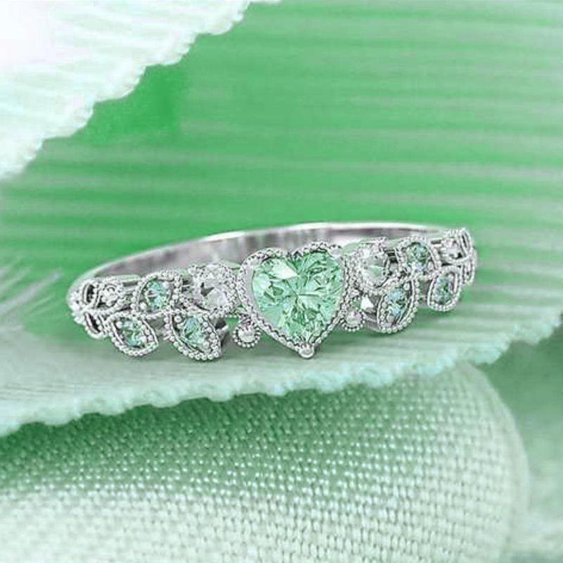 Fashion Heart Diamond Ring