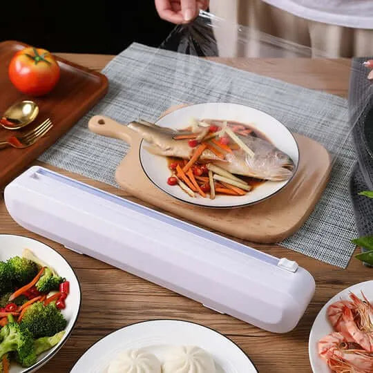 🎊HOT SALE🎊-Plastic Wrap Dispenser With Cutter