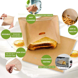 🎄Xmas sale-50% OFF🔥Reusable Toaster Bag (5 PCS)