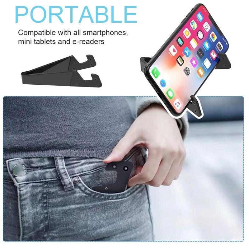 Foldable mobile phone stand