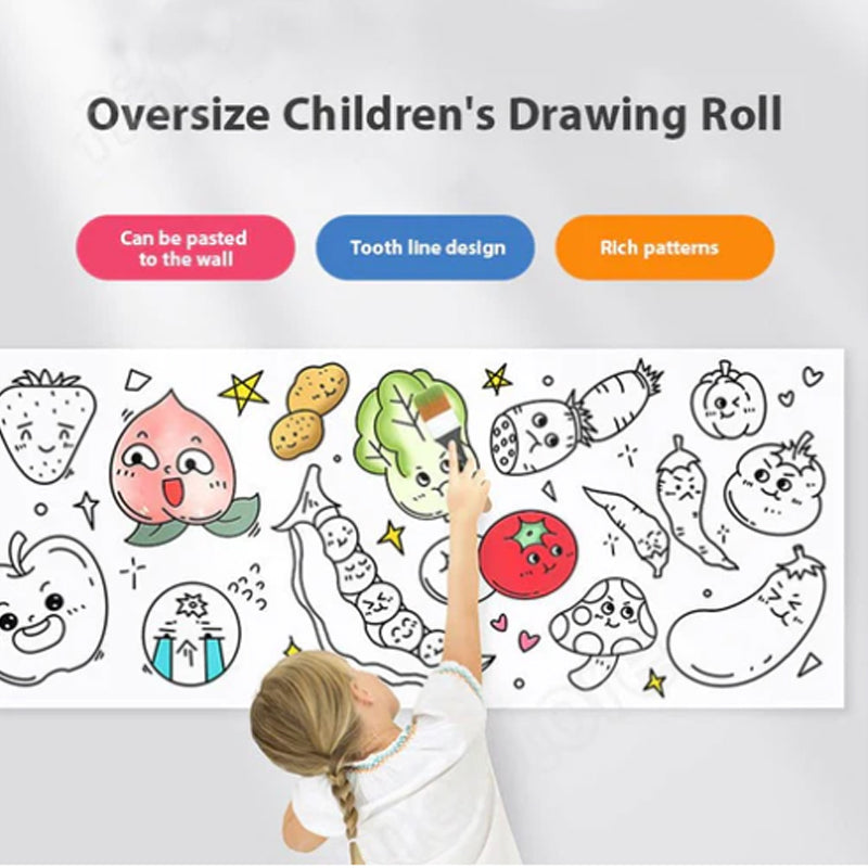 🎨Children's Drawing Roll