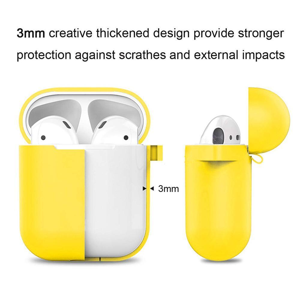 Shockproof Protective Premium Silicone Cover Skin for AirPods Charging Case
