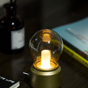 Vintage LED Bulb Shape Mini Lamp