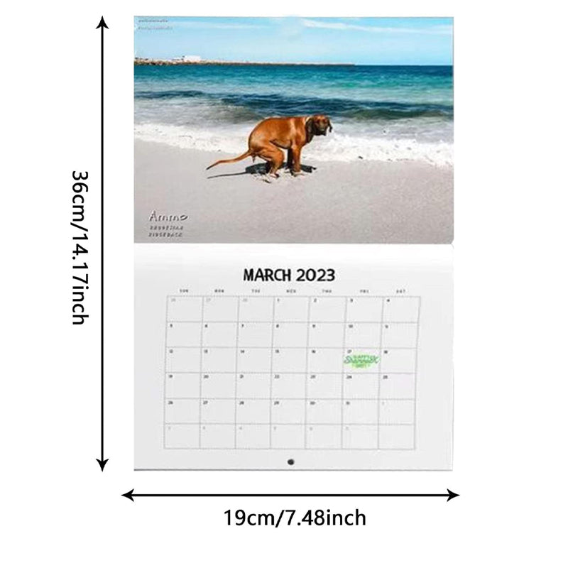 Pooping Pooches Dog Calendar