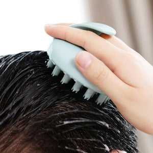  Manual Scalp Stress Relax Hair Shampoo Brush Head Massager