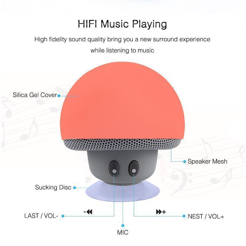 Hirundo® Mini Wireless Shroom Speaker