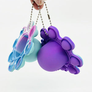Flip Octopus Toys Keychain Pendant