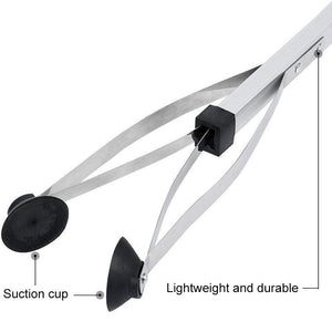 Foldable long handle aluminum alloy object picker