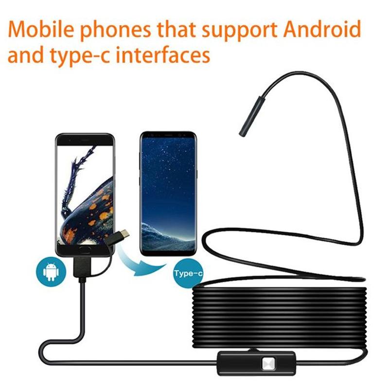 Android Endoscope Flexible and Waterproof Camera