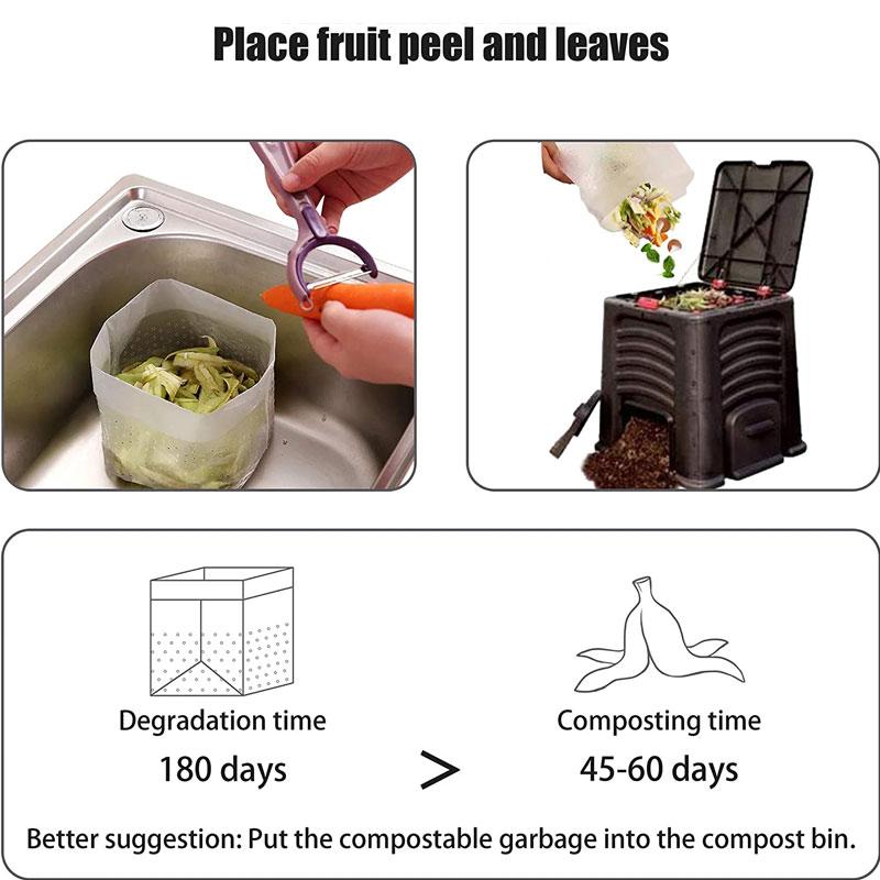 Disposable Kitchen Rubbish Drain Bag (30 PCs)