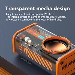 Transparent Mecha Wireless Bluetooth Speaker