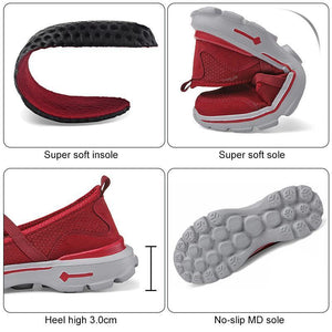 Women's breathable mesh flat shoes