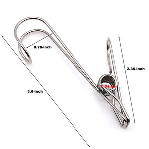 Stainless Steel Metal Long Tail Clip