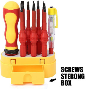 Insulated Screwdriver Tools Electrical Handle (10 PCs)