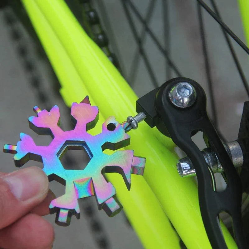 Snowflake Multifunctional Fingertip Gyro Wrench Tool Toy