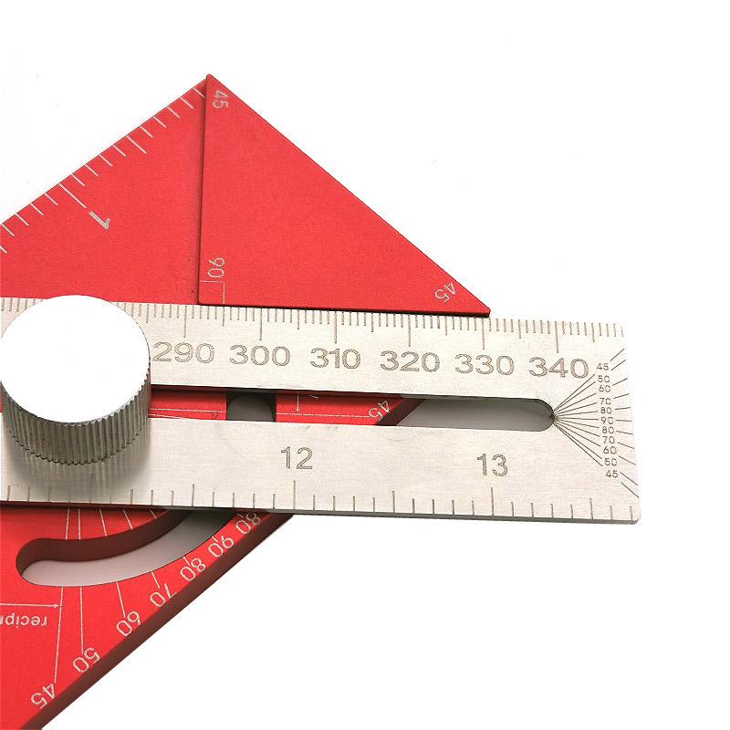 Aluminum alloy multifunctional angle ruler