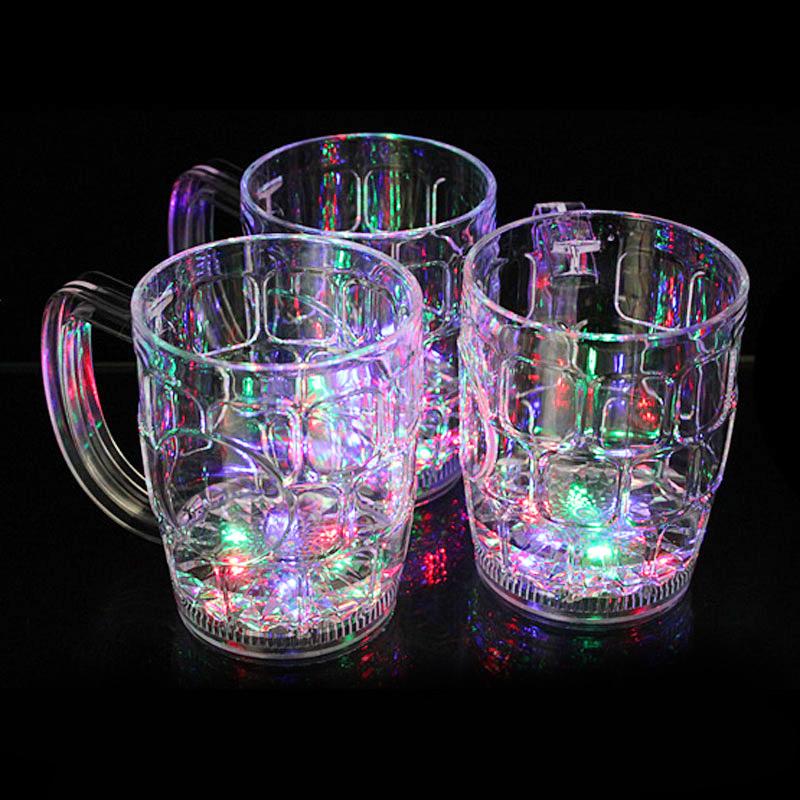 LED Flashing Glass Cups
