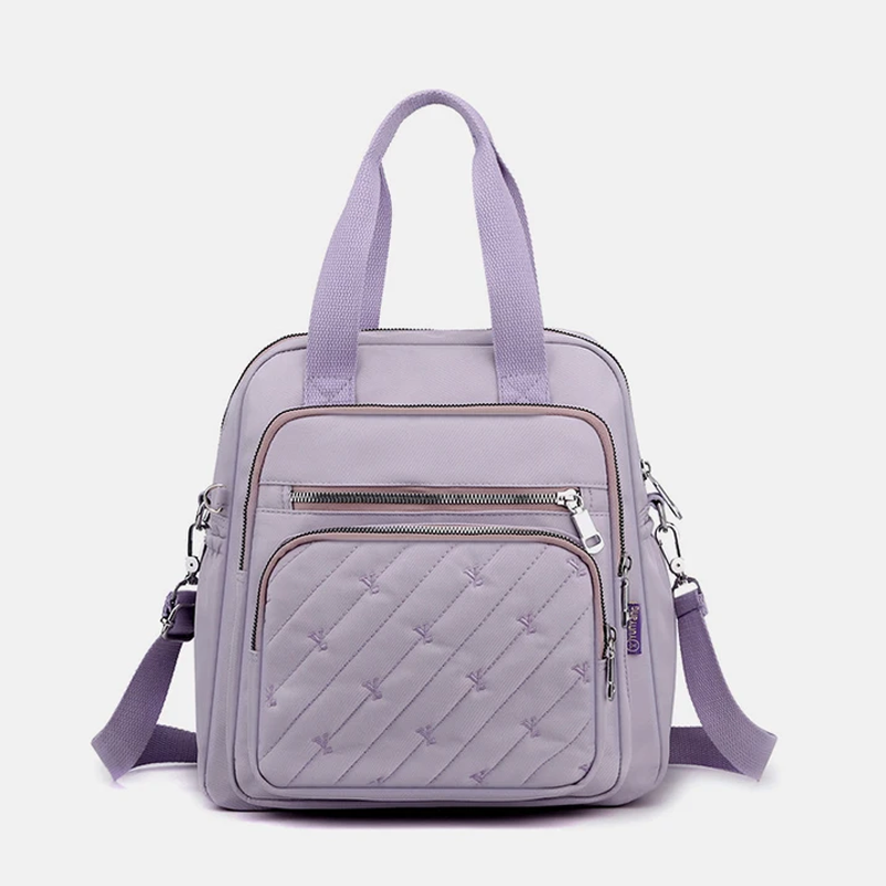 Multifunctional Lightweight Embossing Elegant Handbag Crossbody Bag