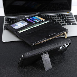 Detachable Magnetic With Wrist Strap Case For Iphone