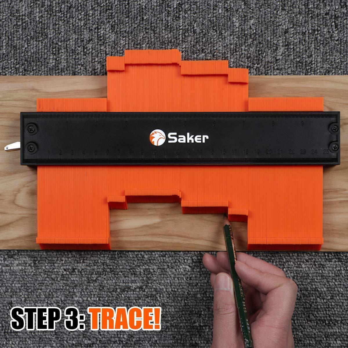 Saker® Contour Gauge Profile Tool