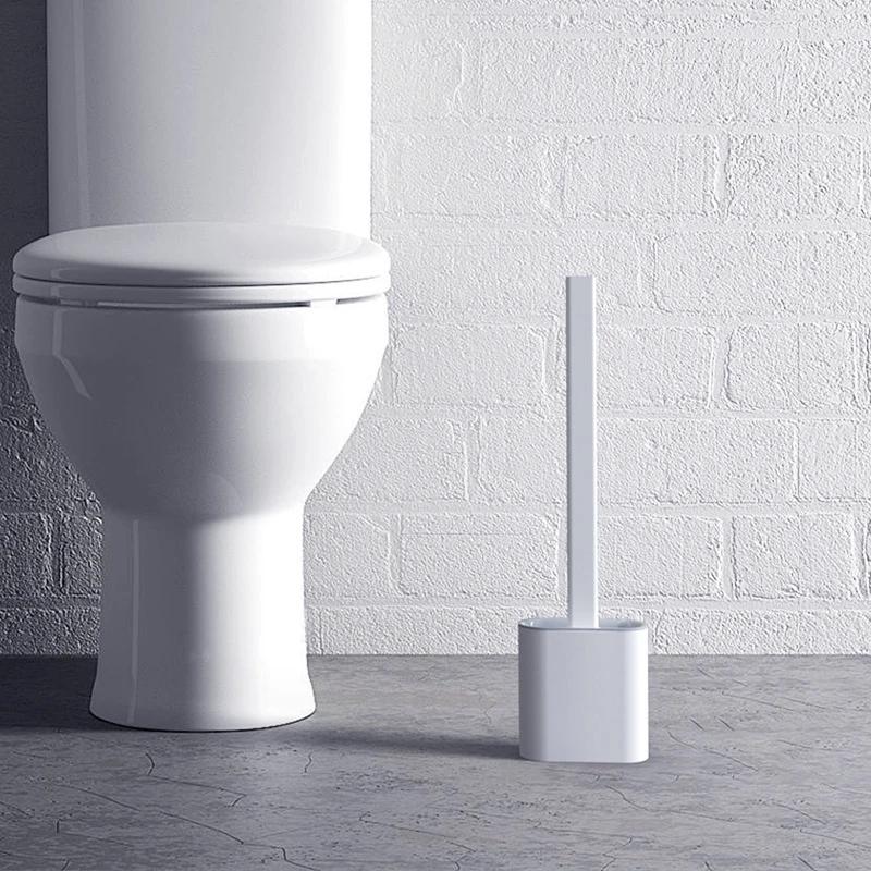 Silicone Toilet Brush and Holder Set